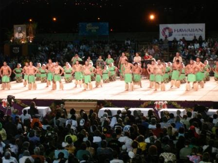 UHH Samoan club dancers at Merrie Monarch